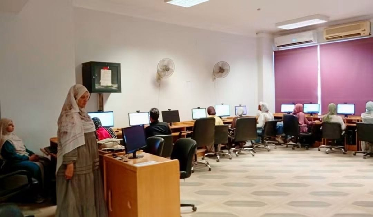 فاعليات اختبار دورة اساسيات التحول الرقمي G272 منح بوحدة التدريب علي تكنولوجيا المعلومات